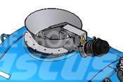 D-tec tanker manhole / filling funnel Remorque citerne