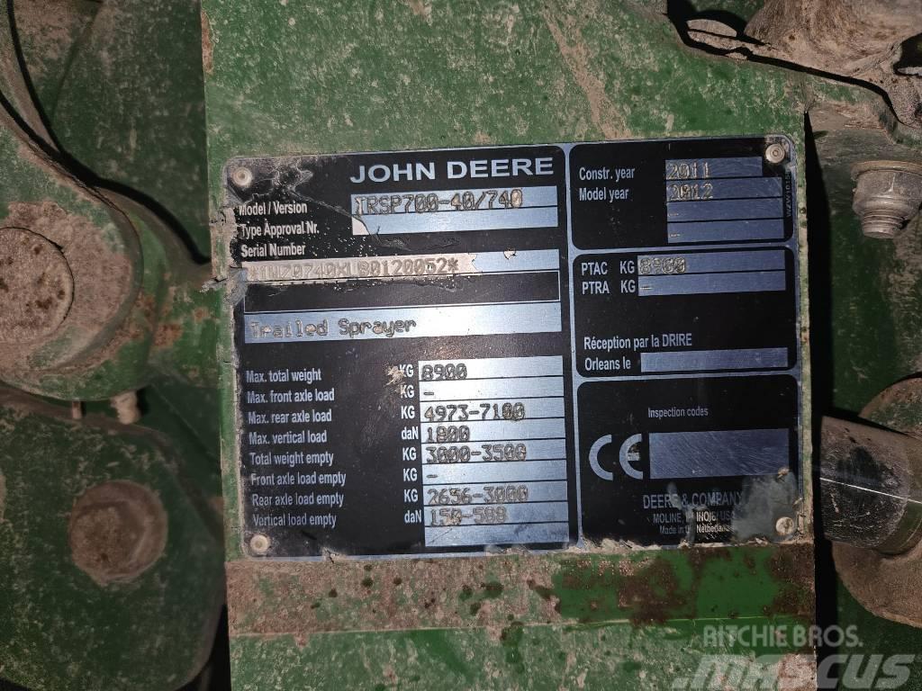 John Deere 740 Pulvérisateurs traînés