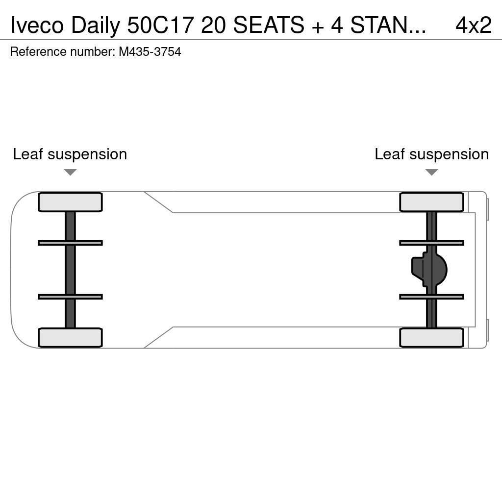 Iveco Daily 50C17 20 SEATS + 4 STANDING / AC / AUXILIARY Mini-bus