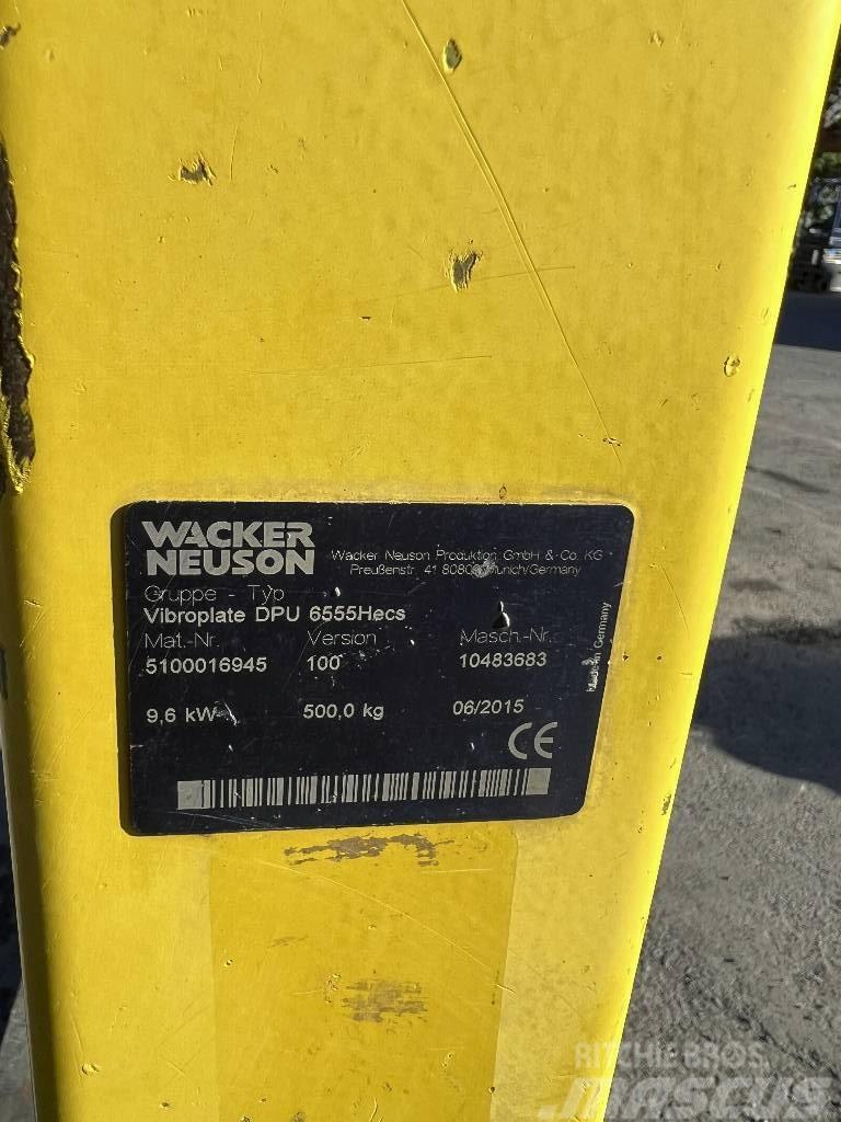 Wacker Neuson Vibroplate DPU 6555 Hecs*500 kg*E Start Plaque vibrante