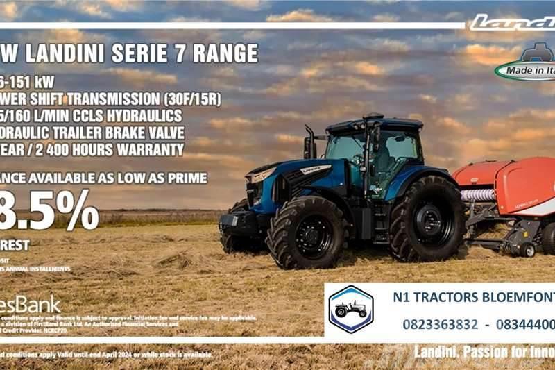 Landini PROMO - Landini Serie 7 Range (116 - 151kW) Tracteur