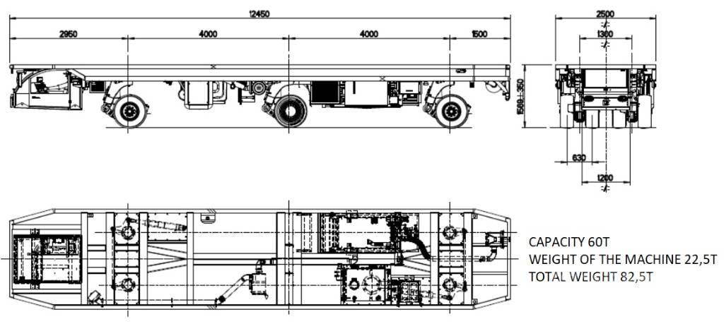 Cometto ETL 3.55 D Tracteur de manœuvre