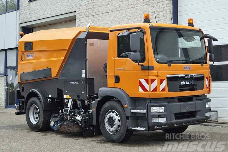 MAN TGM 18.240 BB Road Sweeper Truck (3 units) Camion balayeur