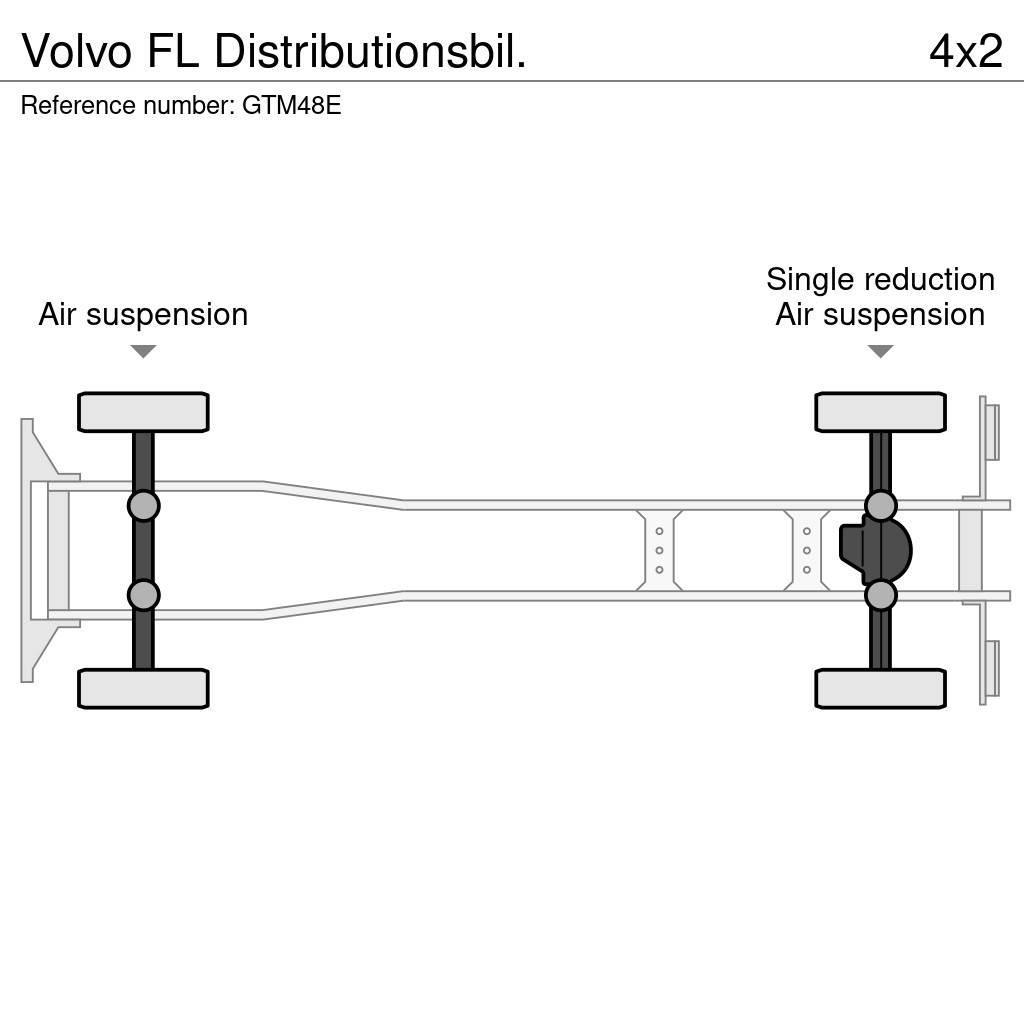 Volvo FL Distributionsbil. Camion Fourgon