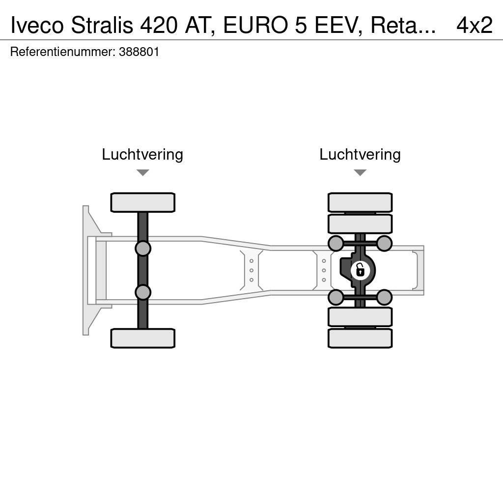 Iveco Stralis 420 AT, EURO 5 EEV, Retarder, Eurolohr,Car Tracteur routier