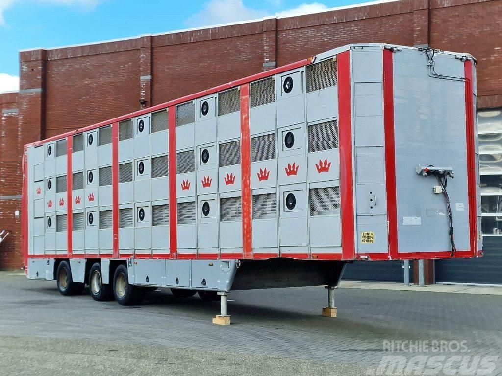  CUPPERS 3 deck livestock trailer - Water & Ventila Semi remorque bétaillère