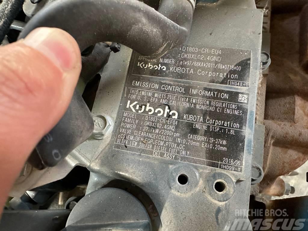 Kubota D1803-CR-EF04 ENGINE Moteur