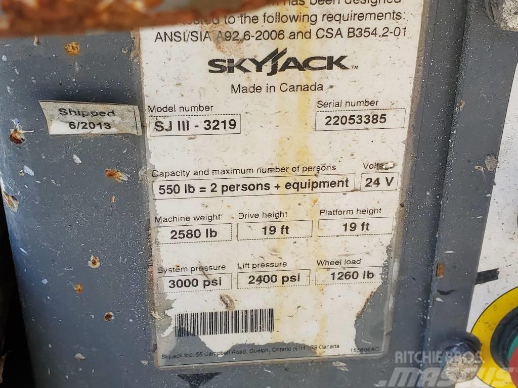 SkyJack SJIII-3219 Nacelle ciseaux