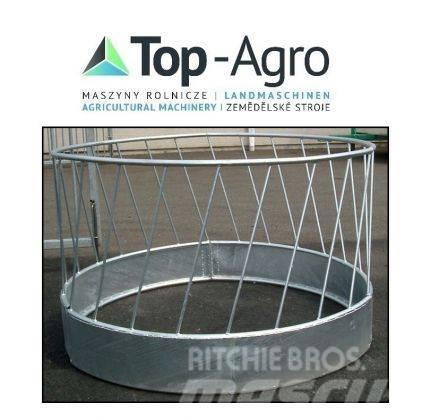 Top-Agro (RRF24) Round feeder, galvanized for 24 sheep, NEW Bac, râtelier