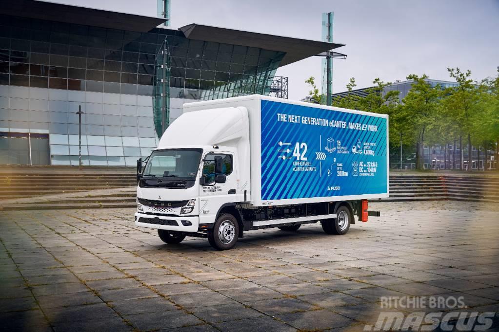 Fuso eCanter ellastbil 8,55 ton transportskåp Camion Fourgon