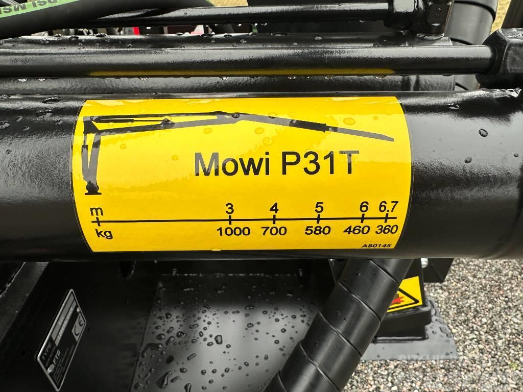 Mowi 850/1050 Remorque forestière avec grue