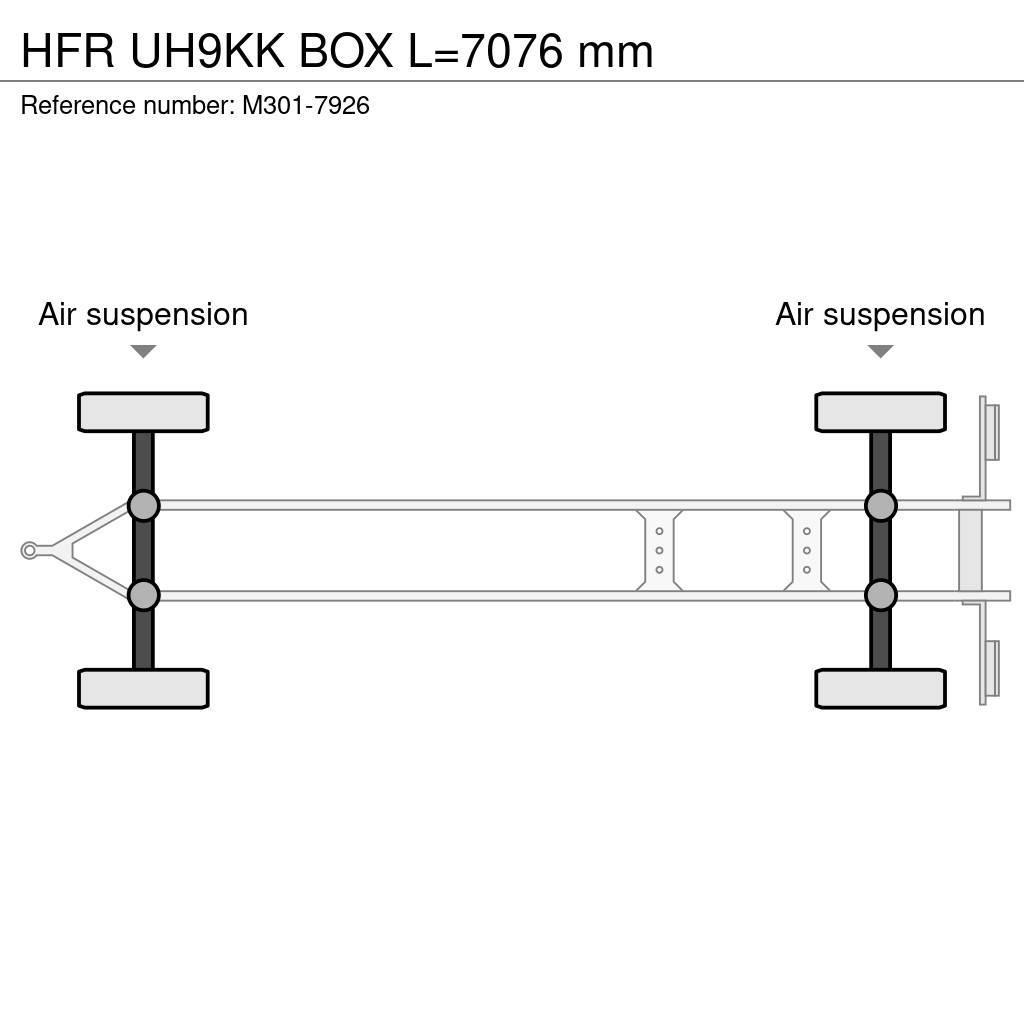 HFR UH9KK BOX L=7076 mm Remorque Fourgon
