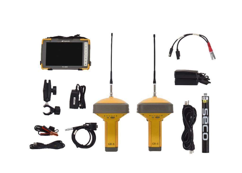 Topcon Dual GR-5 UHF II Base/Rover Kit, FC-5000 & Pocket- Autres accessoires