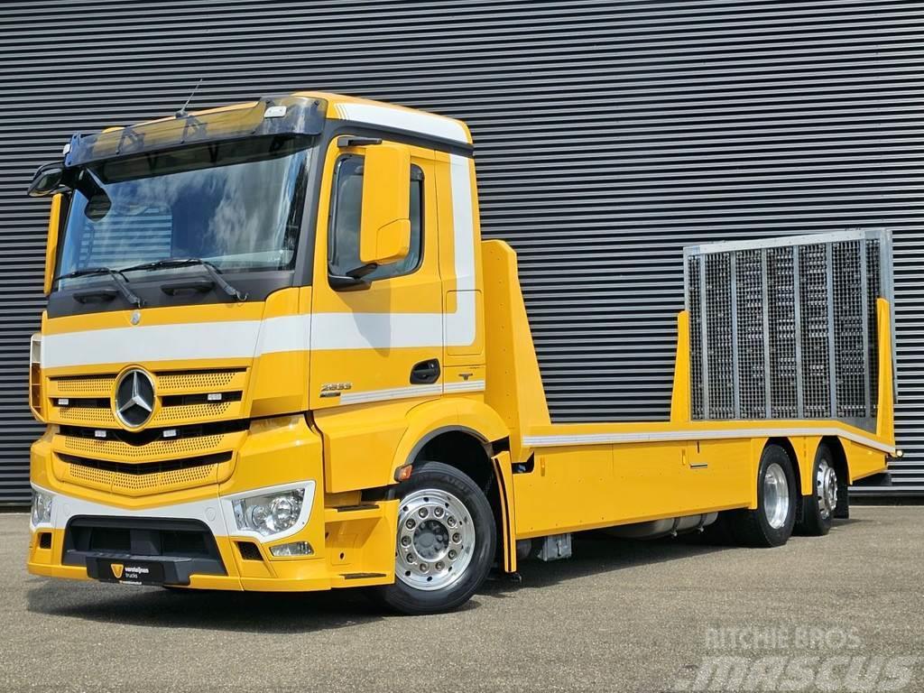 Mercedes-Benz ANTOS 2633 6X2 / EURO 6 / OPRIJ / MACHINE TRANSPOR Camion porte engin