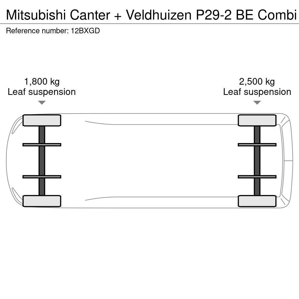 Mitsubishi Canter + Veldhuizen P29-2 BE Combi Autre fourgon / utilitaire
