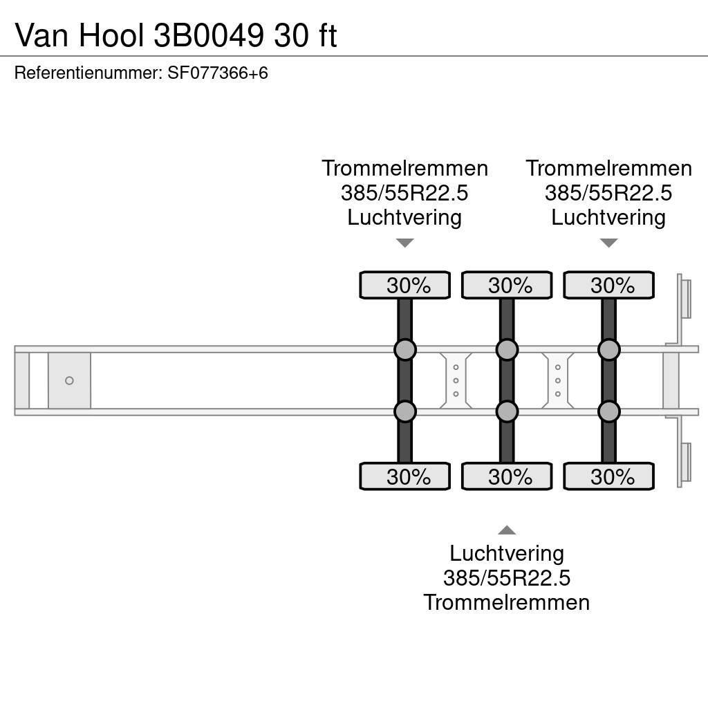 Van Hool 3B0049 30 ft Semi remorque porte container