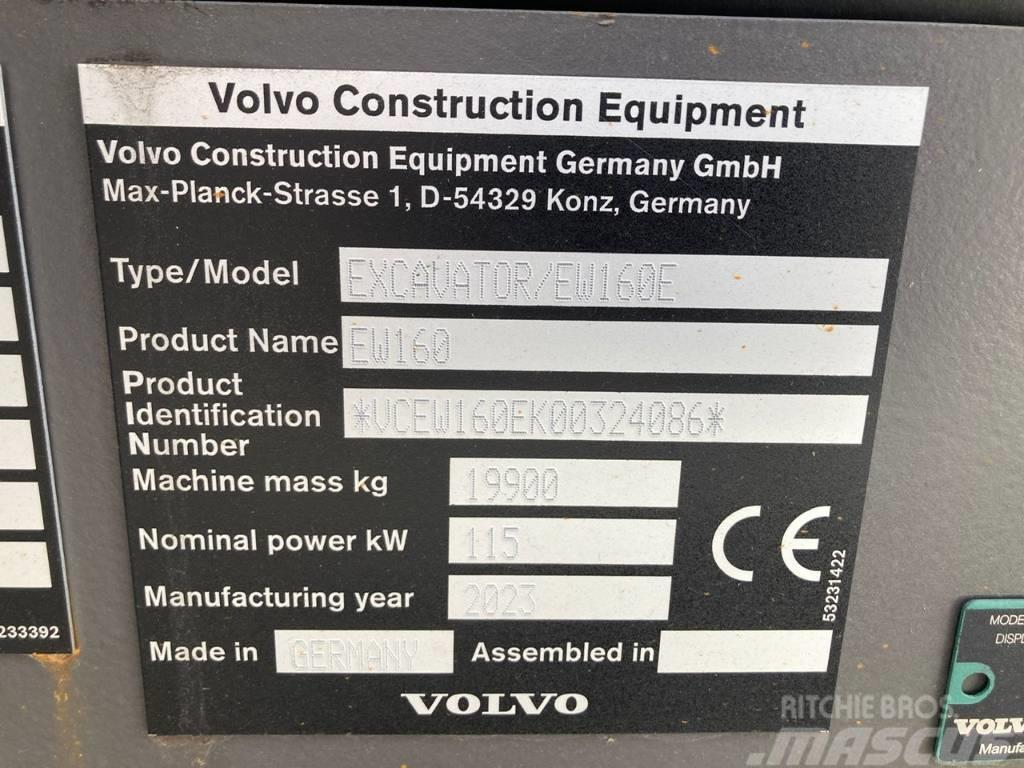 Volvo EW 160 E Pelle sur pneus