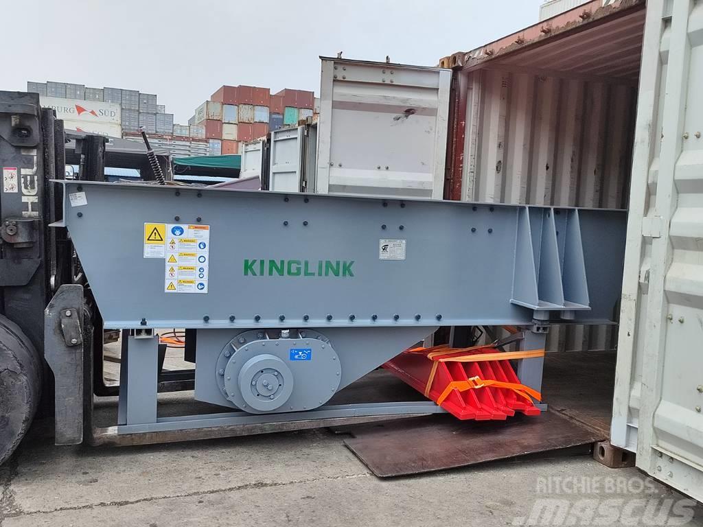Kinglink ZSW380X96 Alimentateur Vibrant Convoyeur d´aliments