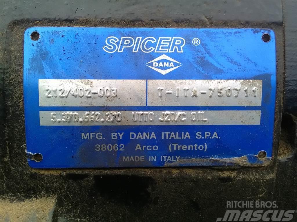 Spicer Dana 212/402-003 - Axle/Achse/As Essieux