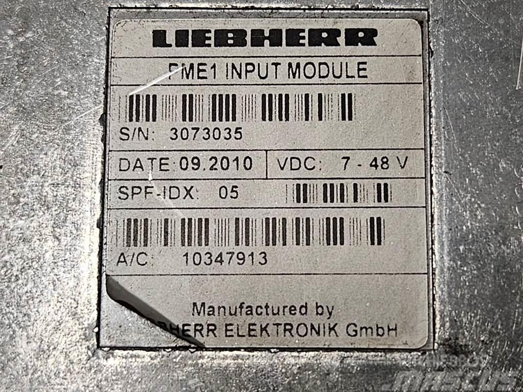 Liebherr LH80-10347913-PME1 INPUT-Control box/Steuermodul Electronique