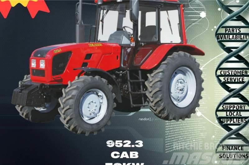 Belarus 952.3 4wd cab tractors (70kw) Tracteur