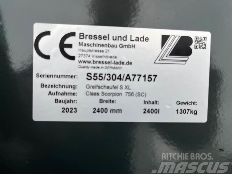Bressel UND LADE S55 Greifschaufel S XL, 2.400 mm Autres matériels agricoles