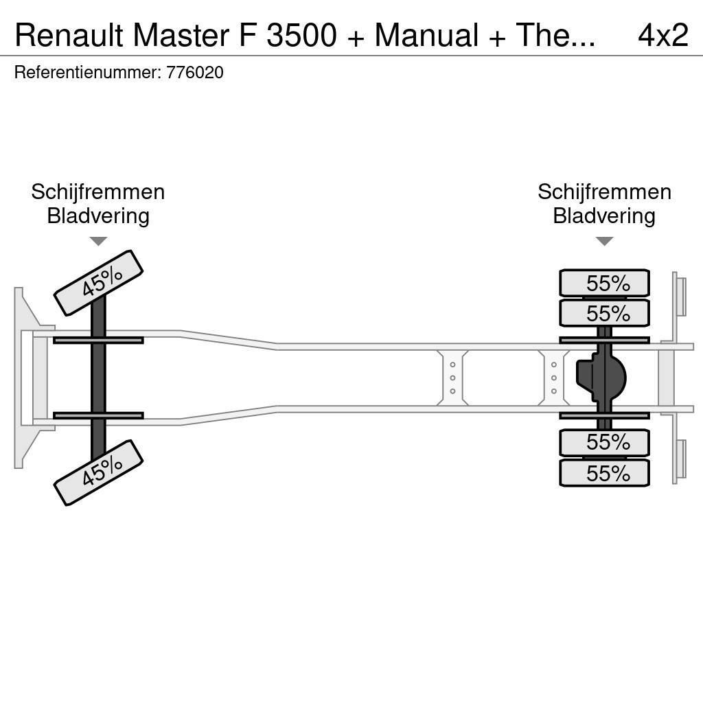 Renault Master F 3500 + Manual + Thermoking Camion frigorifique