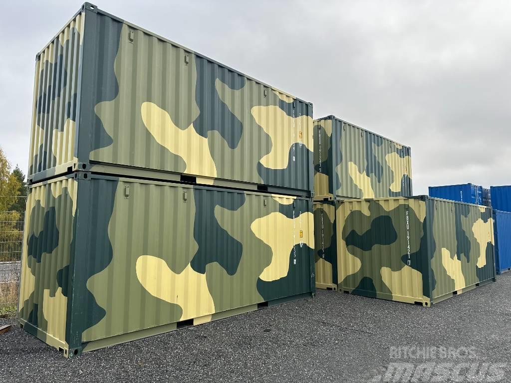  Sjöfartscontainer nya 20fots Camouflage Container Conteneurs d'expédition