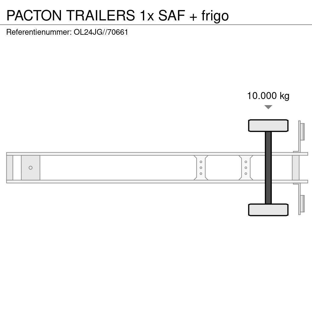 Pacton TRAILERS 1x SAF + frigo Semi remorque frigorifique