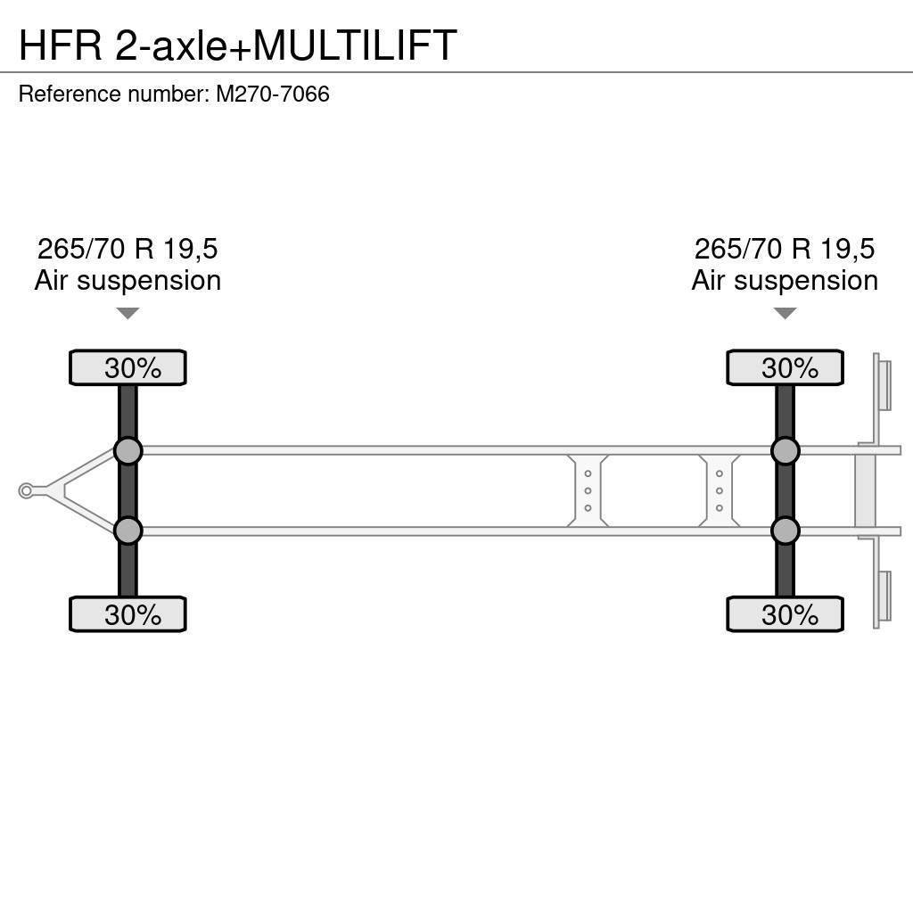 HFR 2-axle+MULTILIFT Autre remorque