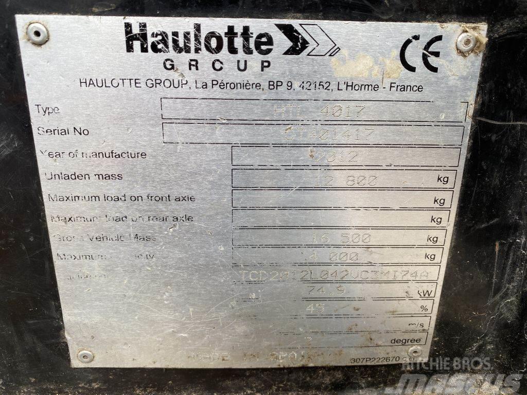 Haulotte HTL 4017 - 4X4X4 - 5.617 HOURS - 17 METER - 4.000 Chariot télescopique
