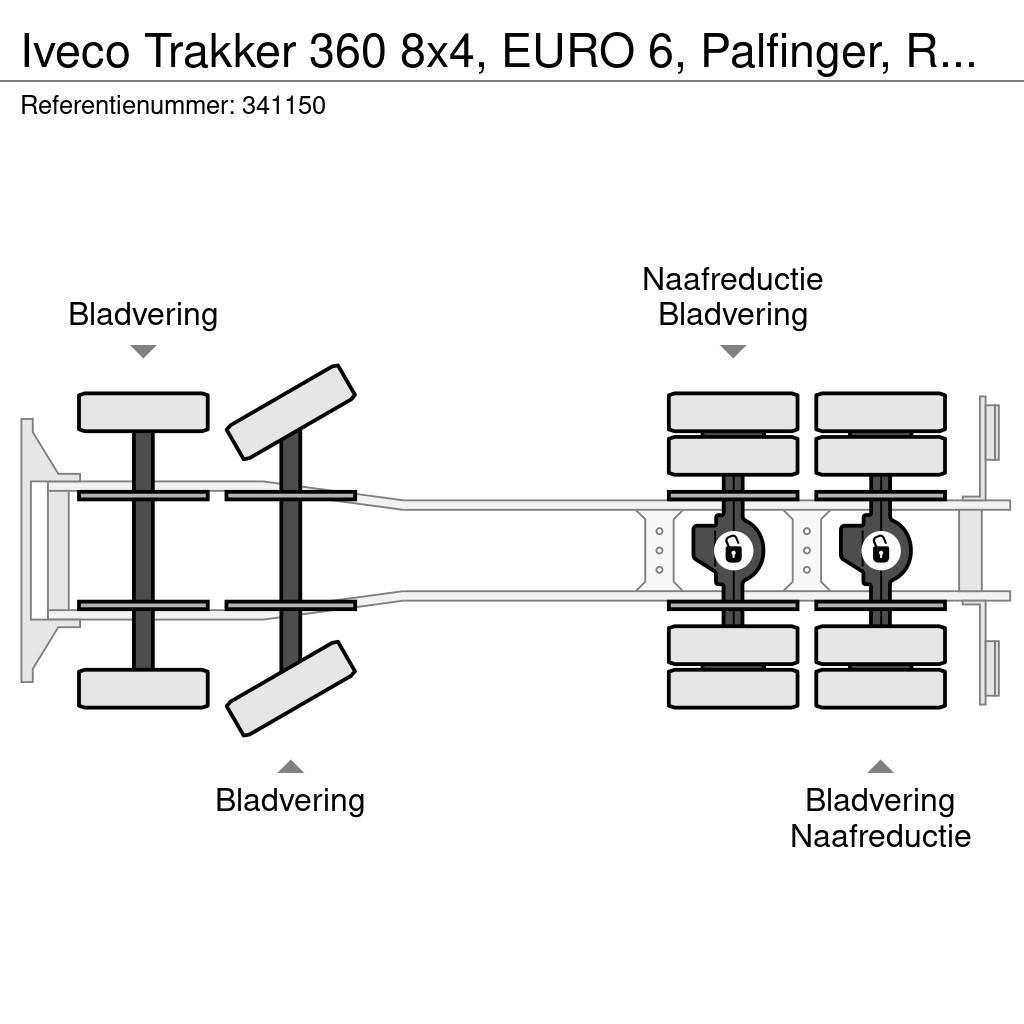 Iveco Trakker 360 8x4, EURO 6, Palfinger, Remote Camion plateau