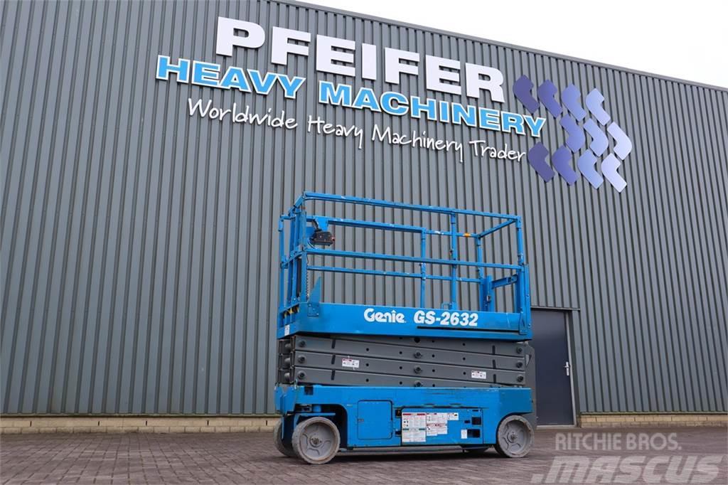 Genie GS2632 Electric, Working Height 10m, 227kg Capacit Nacelle ciseaux
