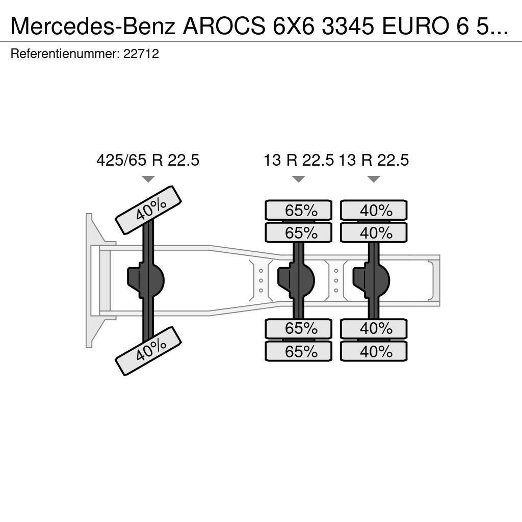 Mercedes-Benz AROCS 6X6 3345 EURO 6 535.400KM Tracteur routier