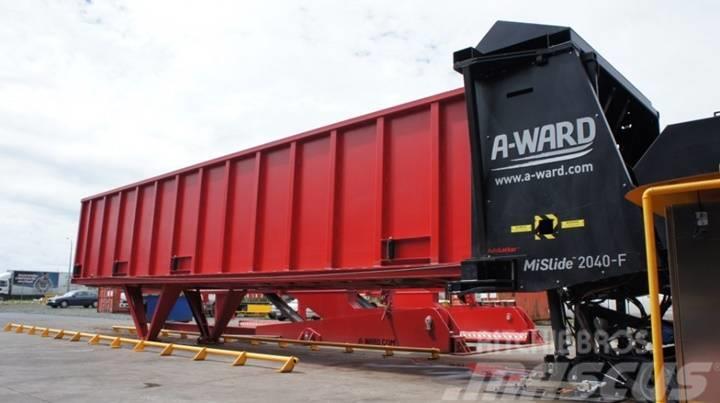 A-Ward 20/40FT Horizontal Container Loaders Station de traitement des déchets