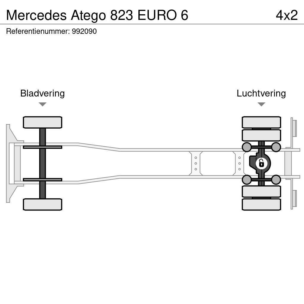Mercedes-Benz Atego 823 EURO 6 Camion à rideaux coulissants (PLSC)