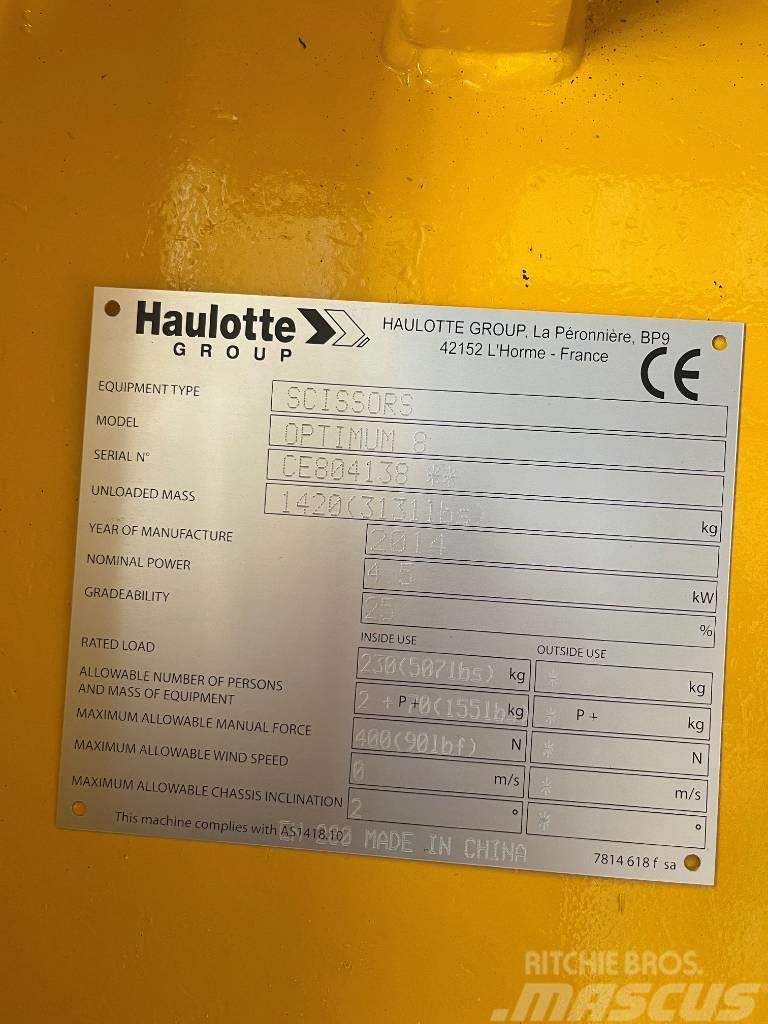 Haulotte Optimum 8 Nacelle ciseaux