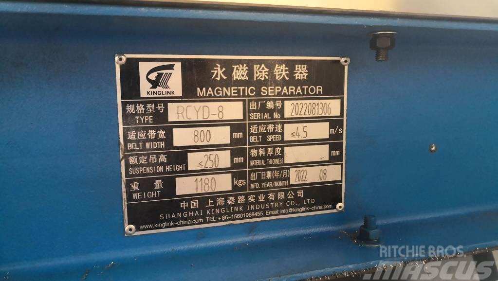 Kinglink RCYD-8 Permanent Magnetic Iron Separator Station de traitement des déchets