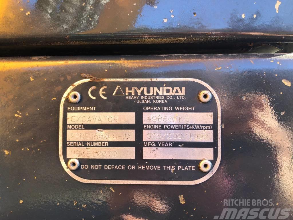 Hyundai R500LC-7A Pelle sur chenilles