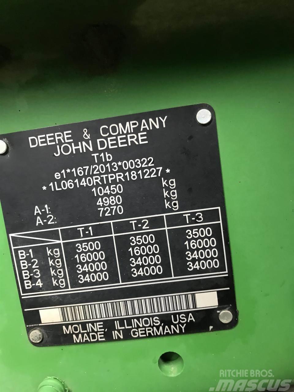 John Deere 6R 140 Tracteur