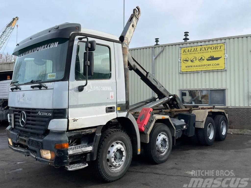 Mercedes-Benz Actros 3235 Container Kipper 8x4 V6 EPS Full Steel Camion ampliroll