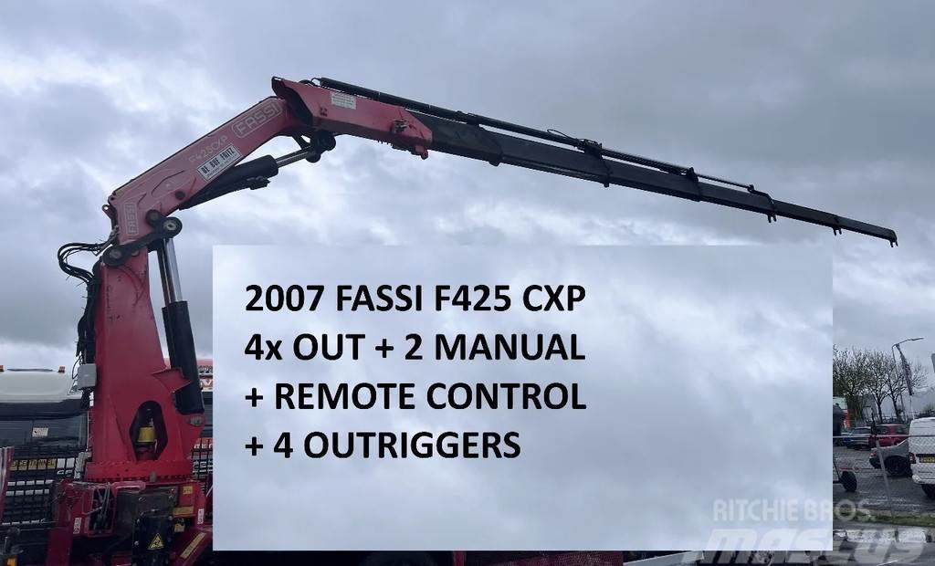 Fassi F425CXP F425CXP + REMOTE + 4 OUTRIGGERS - 4x OUT + Grue auxiliaire