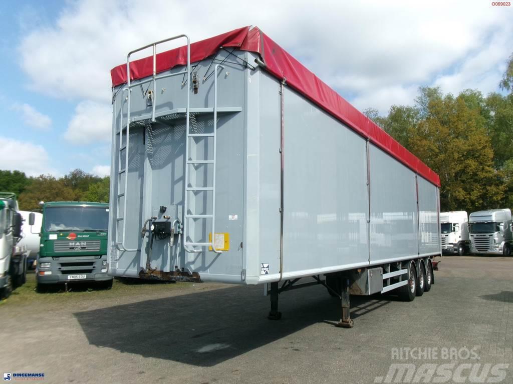 Kraker Walking floor trailer alu 90 m3 CF-200 Semi remorque plateau ridelle