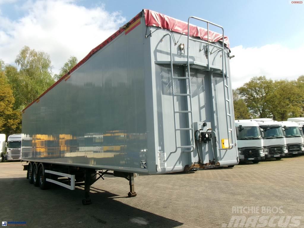 Kraker Walking floor trailer alu 90 m3 CF-200 Semi remorque plateau ridelle