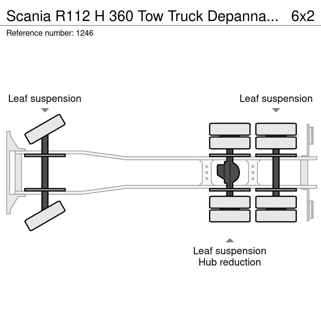 Scania R112 H 360 Tow Truck Depannage Crane Winch Remote Camion dépannage