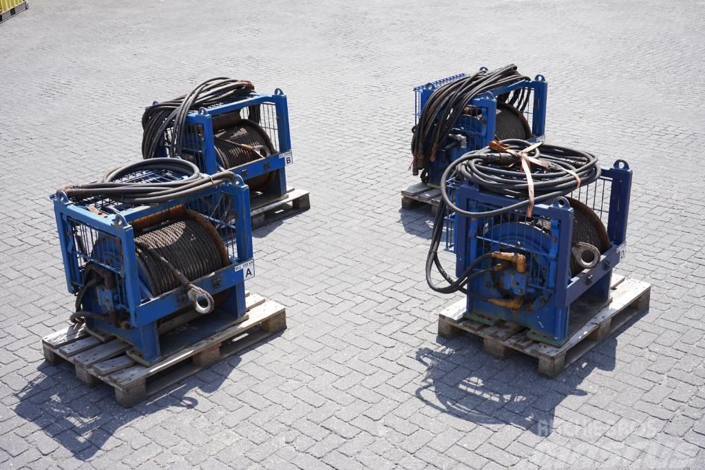  DÉGRA 10 ton Hydraulic Tugger Winches Treuils hydrauliques