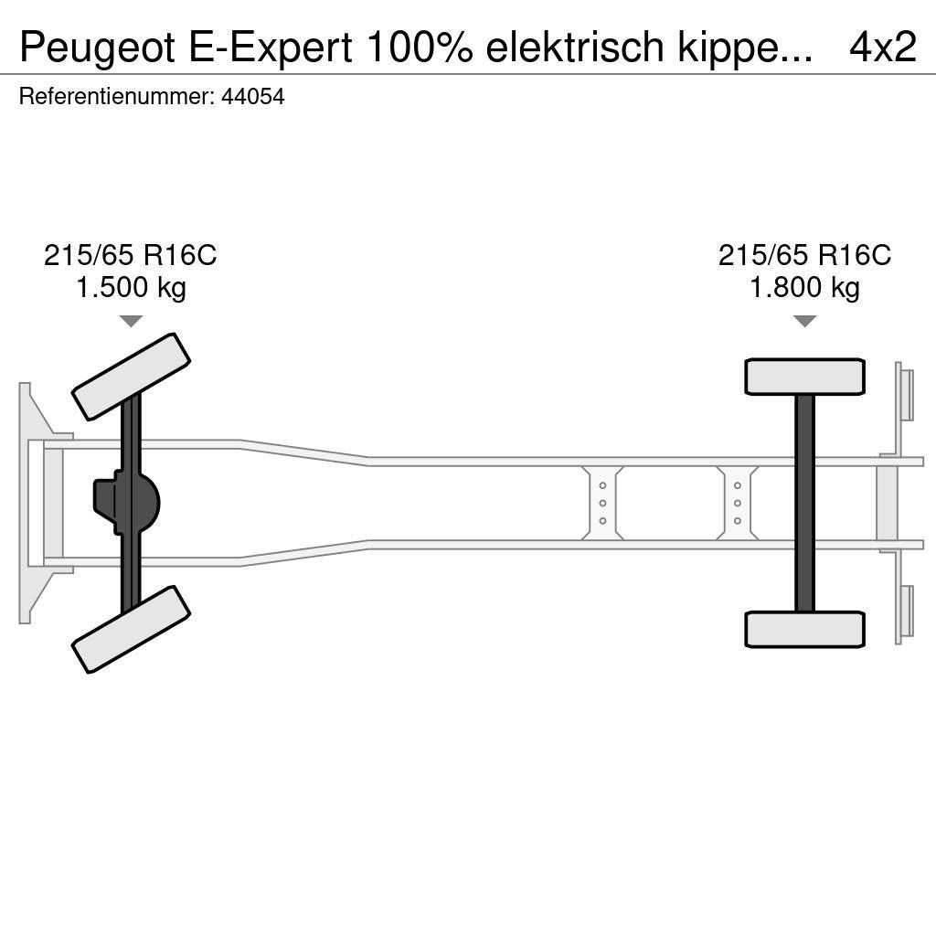 Peugeot E-Expert 100% elektrisch kippende zijlader Camion poubelle