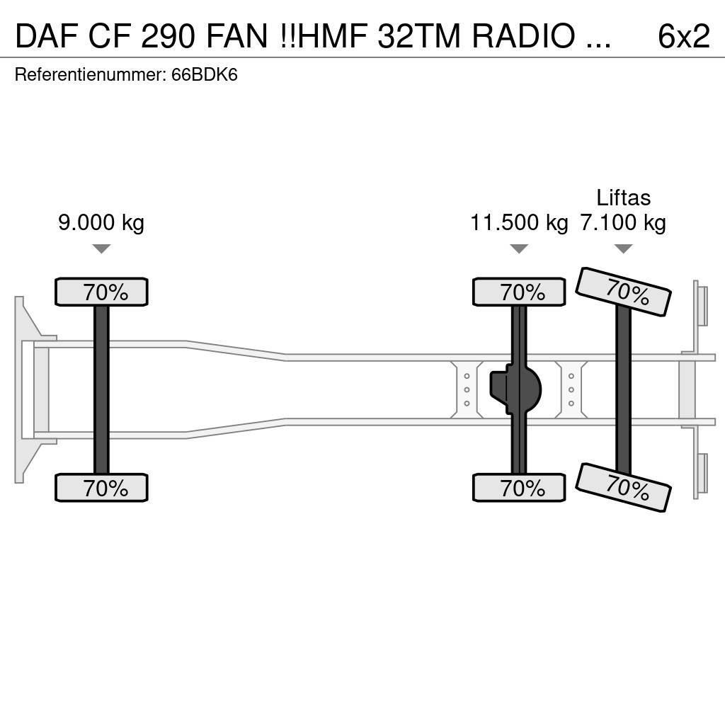 DAF CF 290 FAN !!HMF 32TM RADIO REMOTE!! FRONT STAMP!! Grues tout terrain