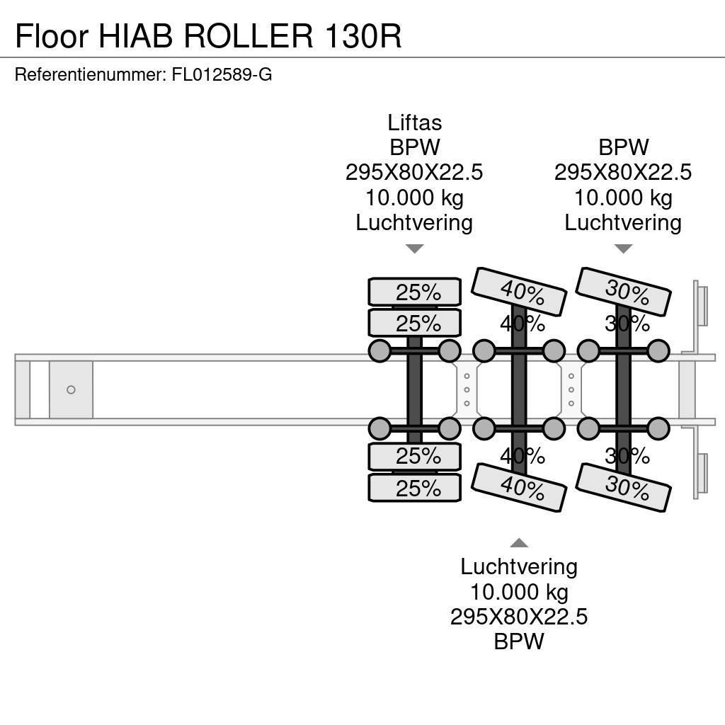 Floor HIAB ROLLER 130R Semi remorque plateau ridelle