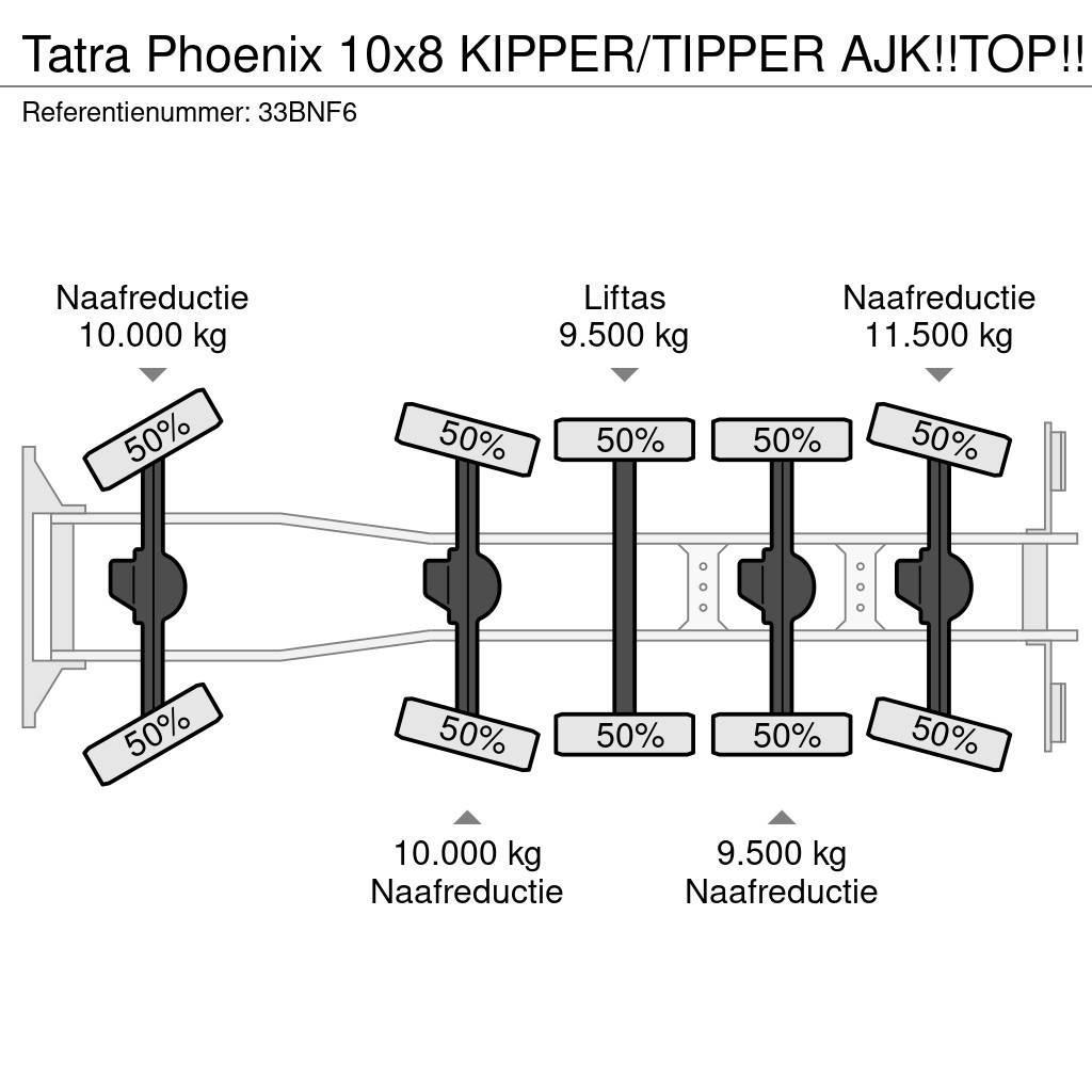 Tatra Phoenix 10x8 KIPPER/TIPPER AJK!!TOP!! Camion benne